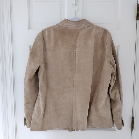 Liz Claiborne Tan Suede Jacket - Picture 4 of 14